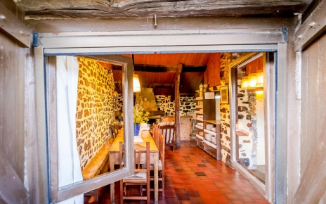 Kitchen with dining room